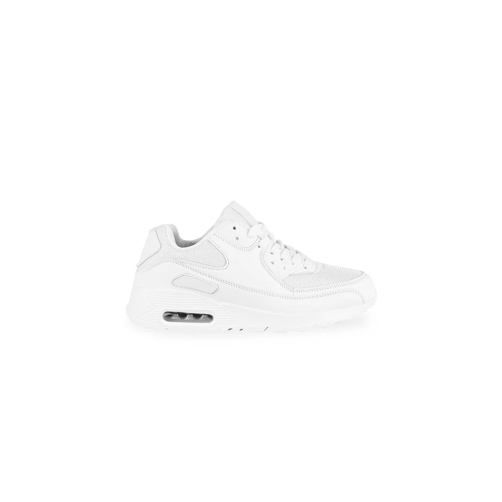 YESMILE Fehér Női Sneaker Platformos Talppal 