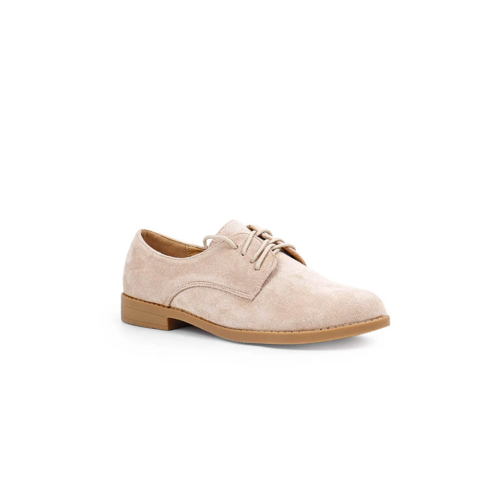 Small Swan Oxford Stílusú Khaki Színű Utcai Cipő