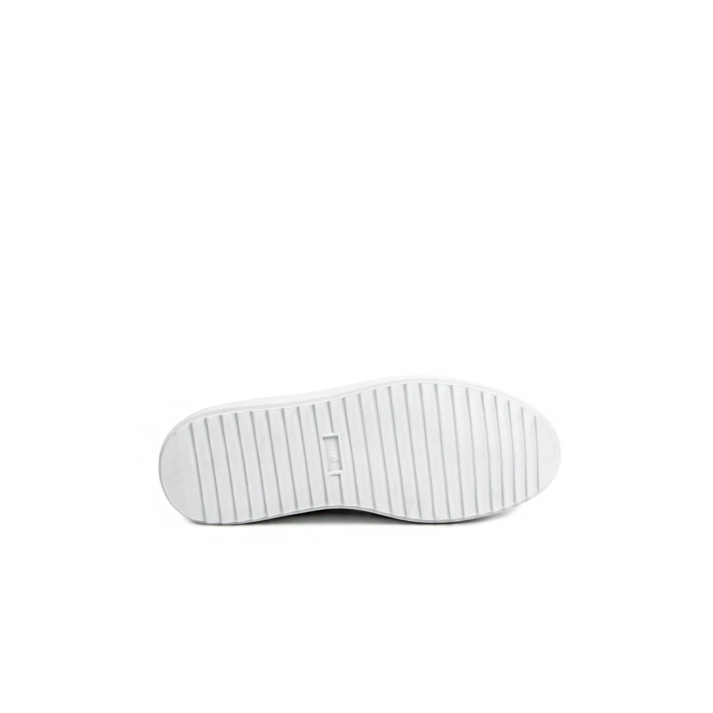 YESMILE Fekete-Fehér Pöttyös Enyhén Platformos Talpú Sneaker