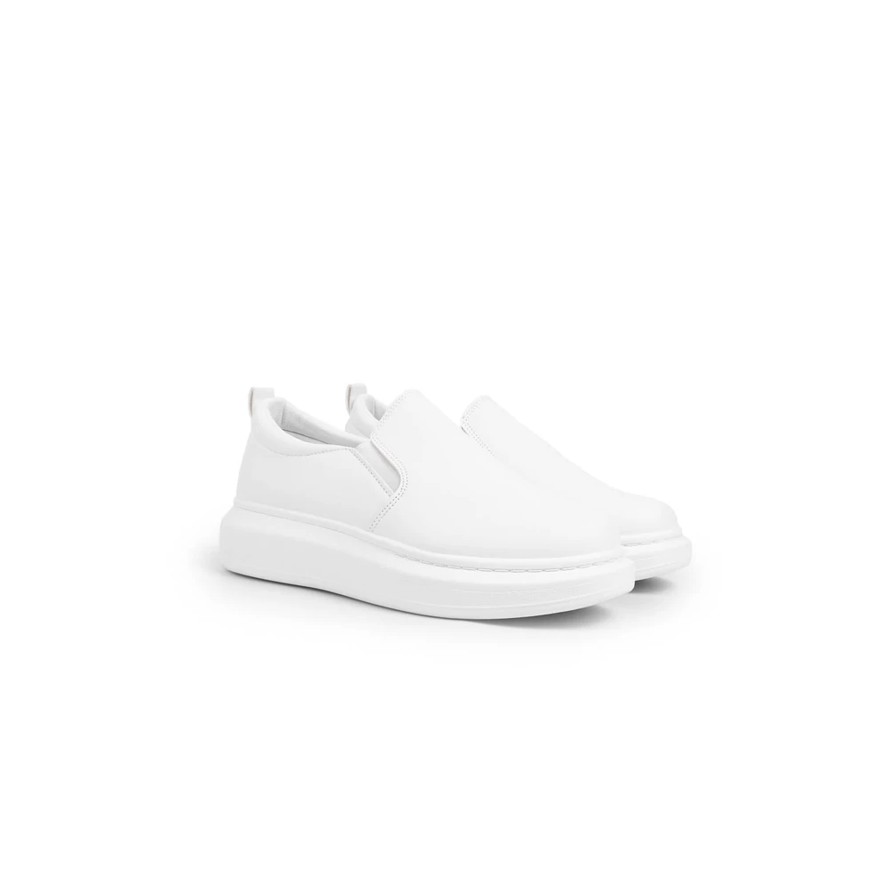 YESMILE Fehér Női Műbőr Slip-on 