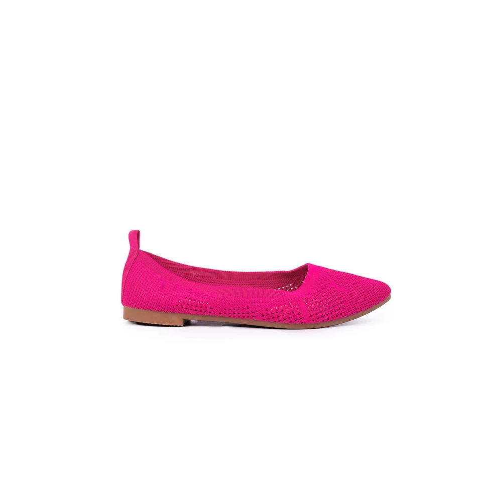 SEASTAR Magenta Színű Horgolt Hatású Balerina Cipő 