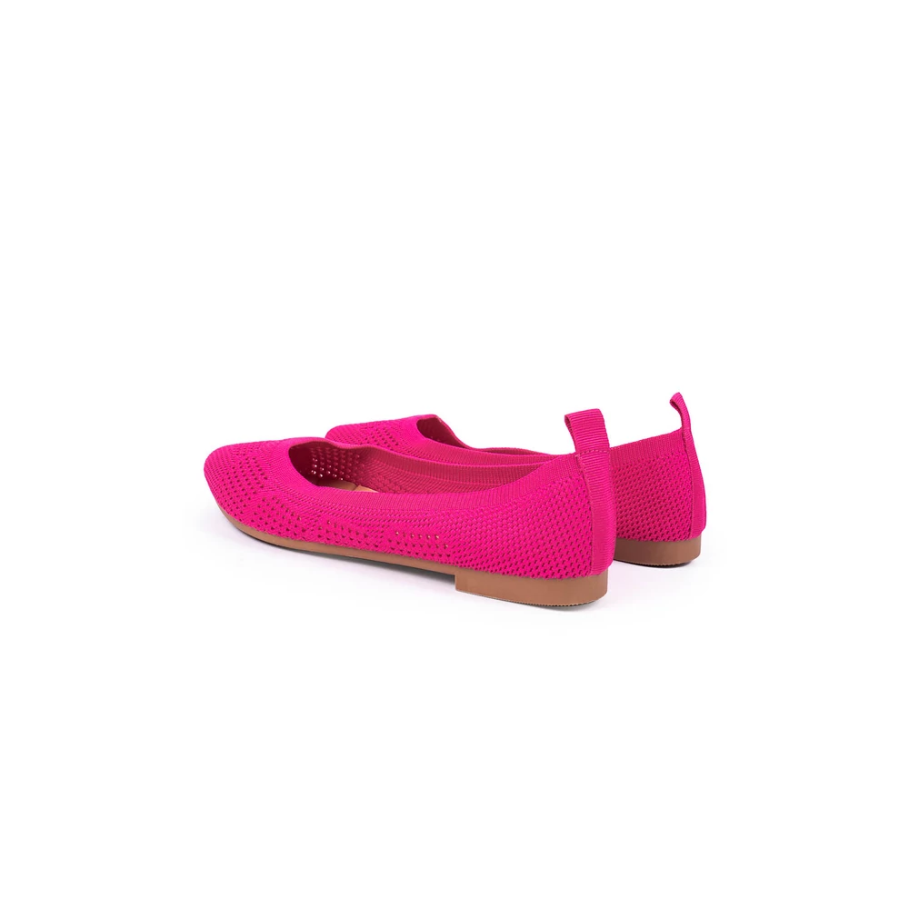 SEASTAR Magenta Színű Horgolt Hatású Balerina Cipő 