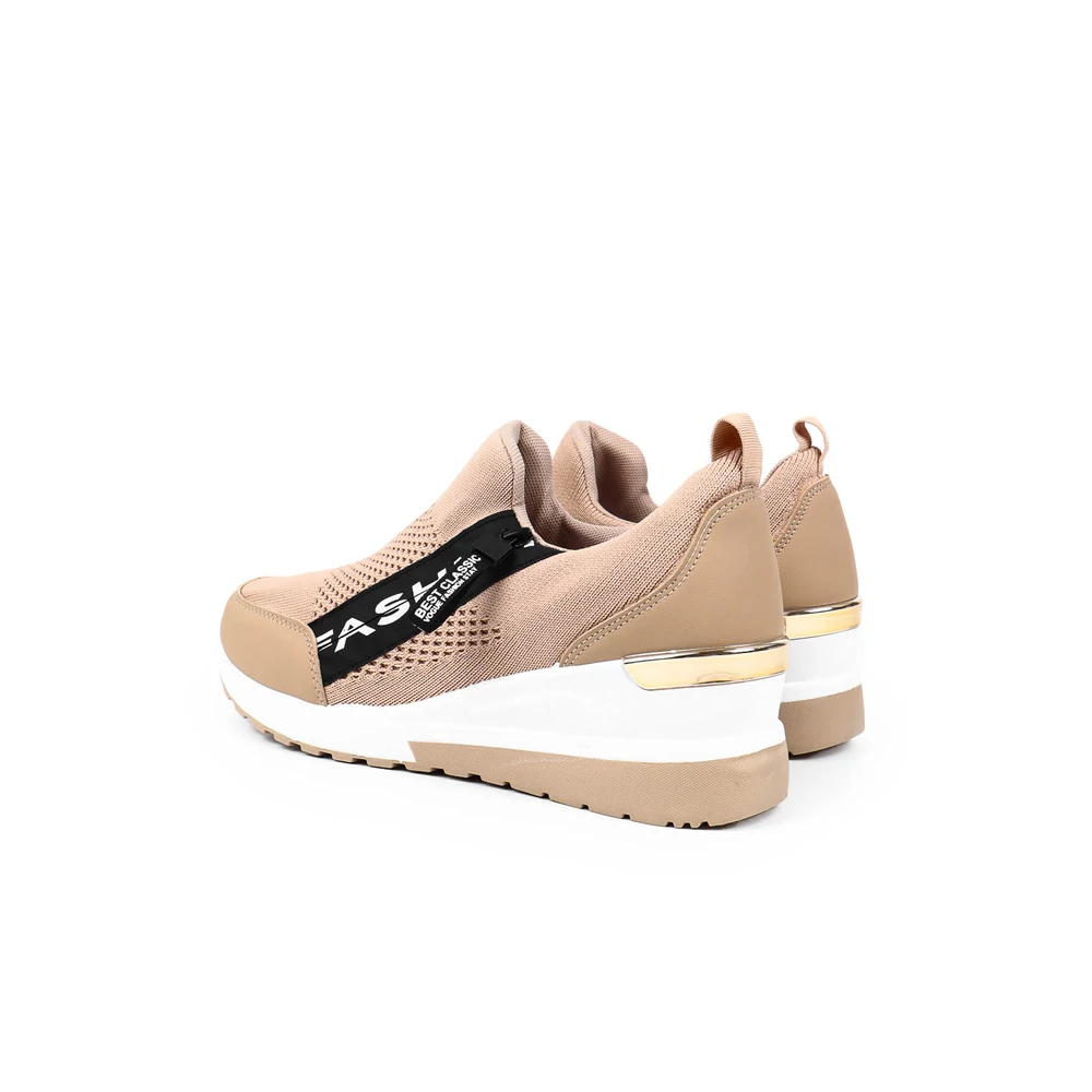 YESMILE Khaki Magastalpú Női Sneaker