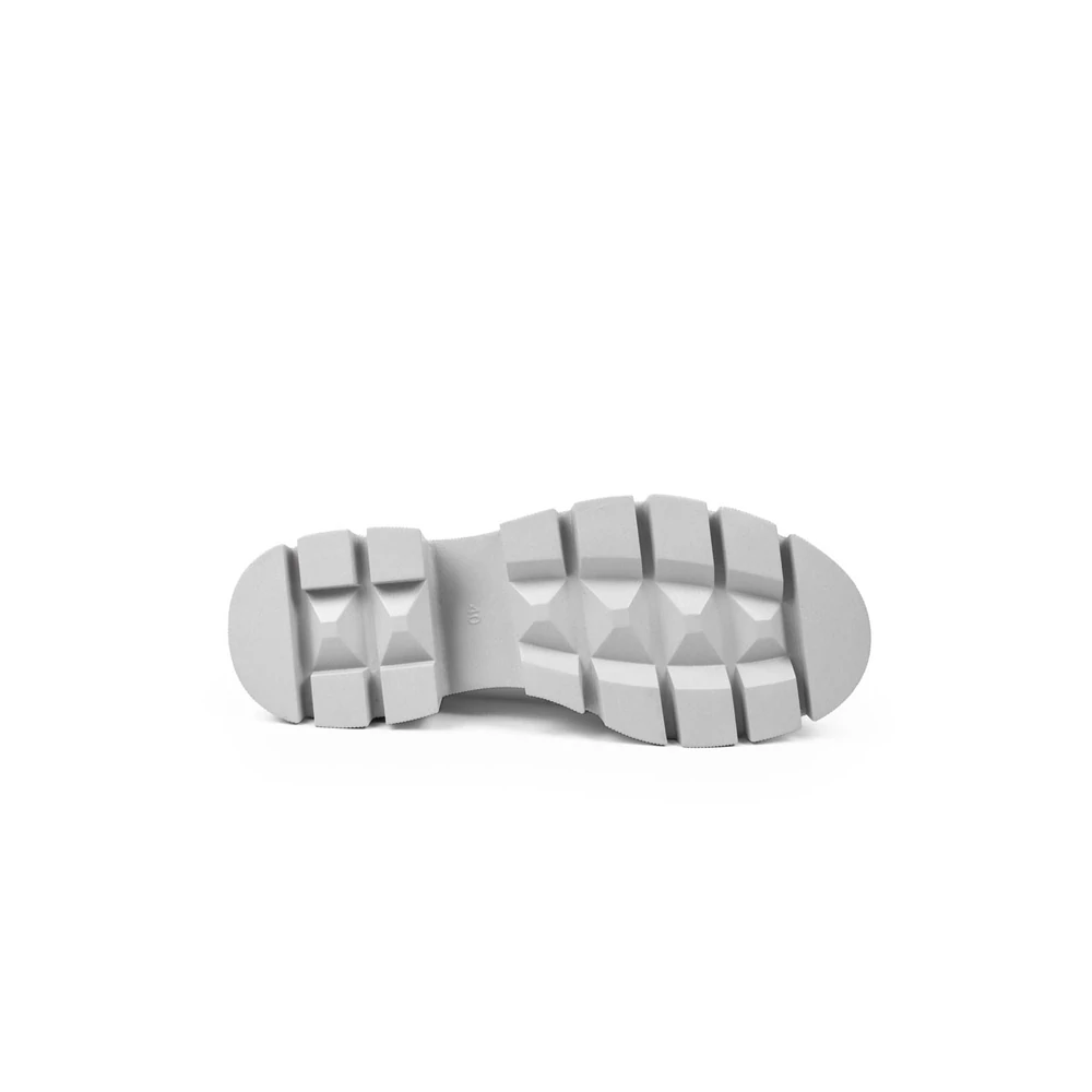 SEASTAR Ezüst Műbőr Női Platform Loafer 