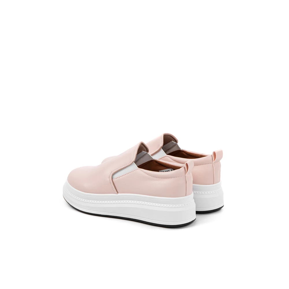 City Kiddy Világos Rózsaszín Női Műbőr Platform Talpú Slip-on 