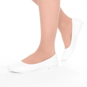 Női Fehér Lakk Balerina Cipő