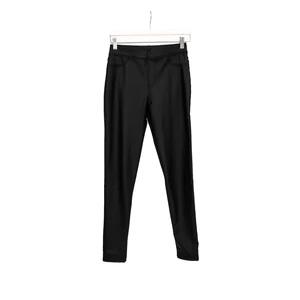 Fekete színű női stretch leggings thermo béléssel