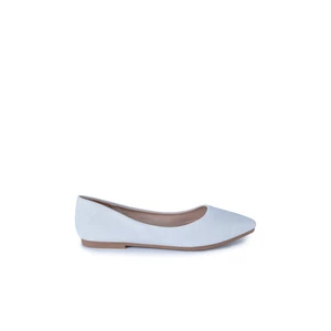 Női Ezüst Csillogós Balerina Cipő 