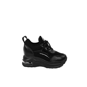 Weide Fekete Csillogó Díszítésű Női Sneaker 