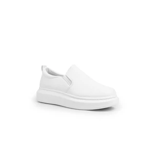 YESMILE Fehér Női Műbőr Slip-on 