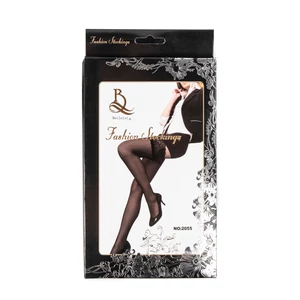 Beileisi Fekete Csipkés Combfix 