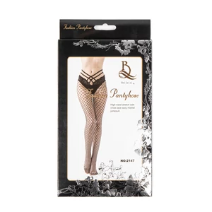 Beileisi Fekete Nagy Lyukú Necc Harisnya