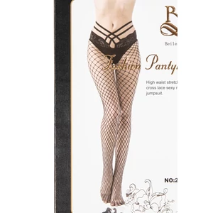 Beileisi Fekete Nagy Lyukú Necc Harisnya