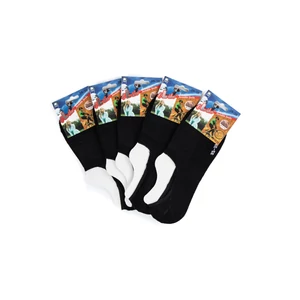 Ollike Fekete Pamut 5 db-os Zokni Szett 