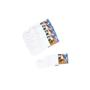 Ollike Fehér Pamut 5 db-os Zokni Szett 