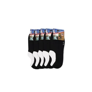 Ollike Fekete Férfi 5 db-os Pamut Zokni Szett 