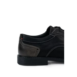 City Gerey Fekete-Barna Férfi Nagyméretű Műbőr Alkalmi Cipő City Gerey Fekete-Barna Férfi Nagyméretű Műbőr Alkalmi Cipő