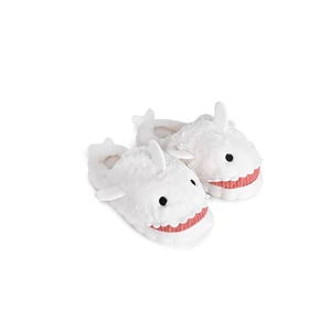 Bézs Színű Cápa Formájú Plüss Papucs