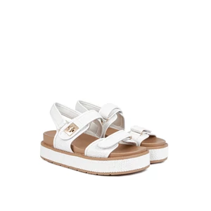 Next Step Fehér Platformos Szandál