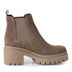 Tamaris Barna Chelsea Stílusú Bokacsizma