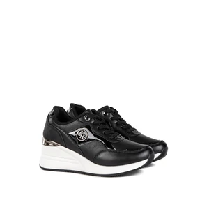 Weide Fekete Magasított Sarkú Női Sneaker