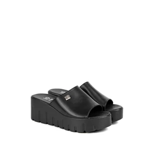 Fekete Platformos Papucs