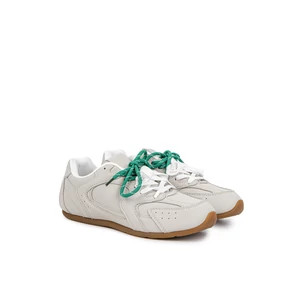 Yolera Szürke Női Sneaker Dupla Fűzővel