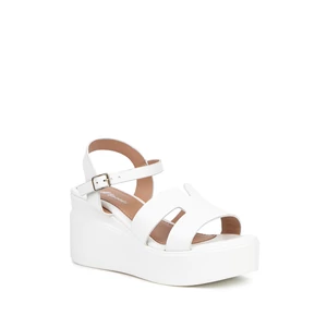 Bosido Fehér Női Platformos Szandál