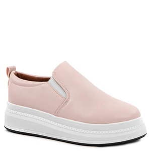 City Kiddy Világos Rózsaszín Női Műbőr Platform Talpú Slip-on