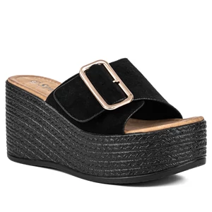 Seastar Fekete Platformos Papucs