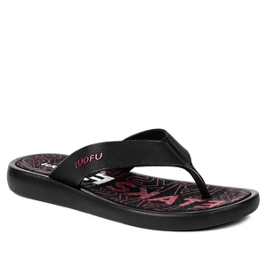 Fekete Férfi Flipflop Strand Gumipapucs Fekete Férfi Flipflop Strand Gumipapucs
