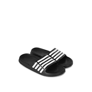 Fekete-Fehér Csíkos Női Papucs