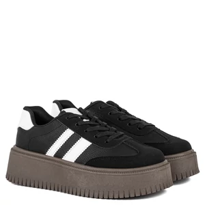 Fekete Platformos Női Sneaker