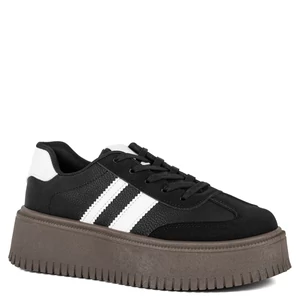 Fekete Platformos Női Sneaker