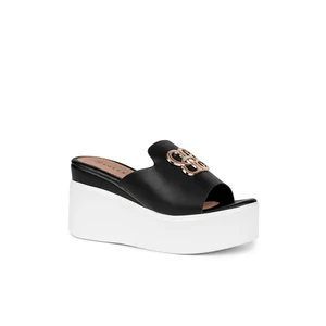 Fekete Platformos Papucs