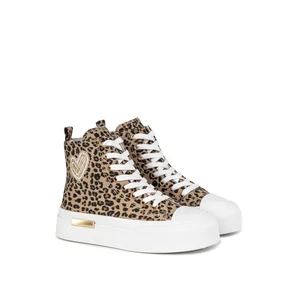 Leopárd Mintás Platformos Tornacipő Leopárd Mintás Platformos Tornacipő