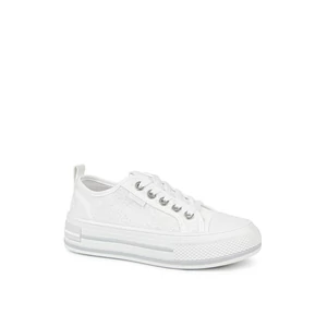 Fehér Csillogó Platformos Tornacipő Fehér Csillogó Platformos Tornacipő