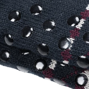 Barna Téli Mintás Bélelt Hosszú Szárú Férfi Zokni