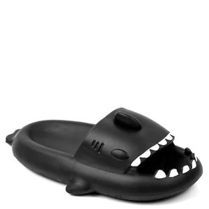 Fekete Cápa Alakú Női Papucs