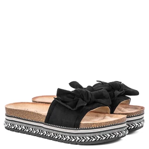 Fekete Platformos Papucs