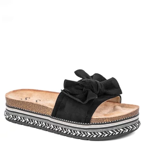 Fekete Platformos Papucs