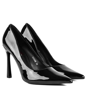 Fekete Lakk Magassarkú