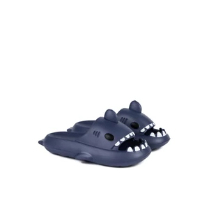 Sötétkék Cápás Gyerek Papucs