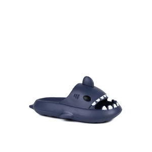 Sötétkék Cápás Gyerek Papucs