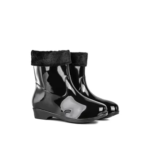 Fekete Rövidszárú Gumicsizma Kivehető Béléssel