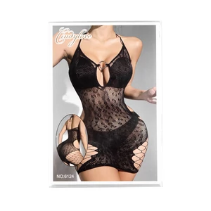 Cindylove Fekete Csipke Bodystocking
