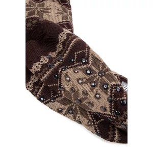 Ollike Barna Vastagon Bélelt Téli Hosszúszárú Zokni