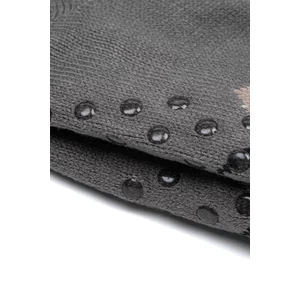 Ollike Világosbarna-Szürke Kockás Mintás Bélelt Téli Hosszúszárú Férfi Zokni