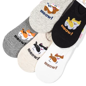 Ollike Többszínű Cicás 5 db-os Titokzokni Szett