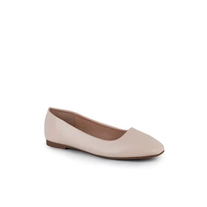 Weide Bézs Női Műbőr Balerina Cipő
